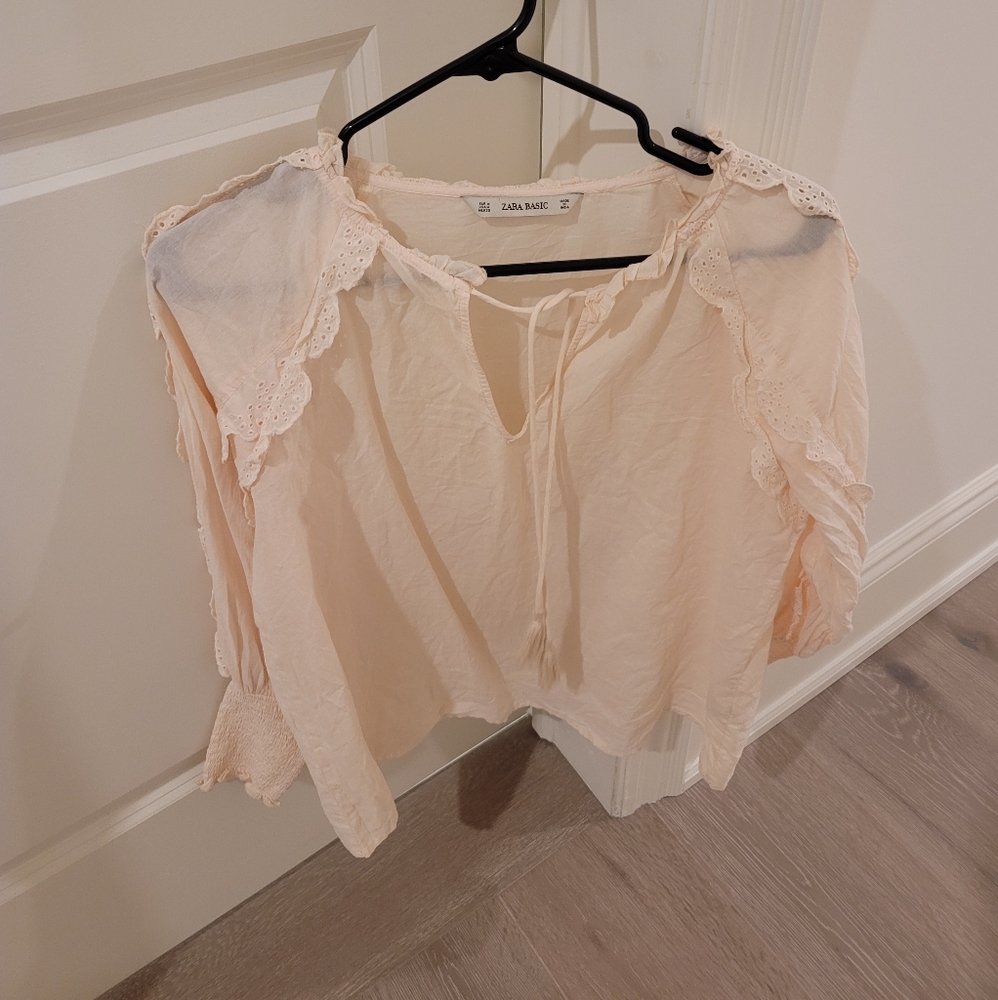 Zara Mid sleeve top